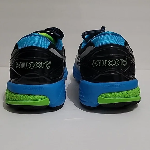 Saucony Men's Zealot Iso 2 Fit Everun Running Shoes Blue Run-Dry Sneakers Sz 14 - Picture 5 of 11